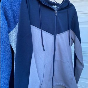 NWT MENS CHARLES RIVER ZIP UP HOODIE